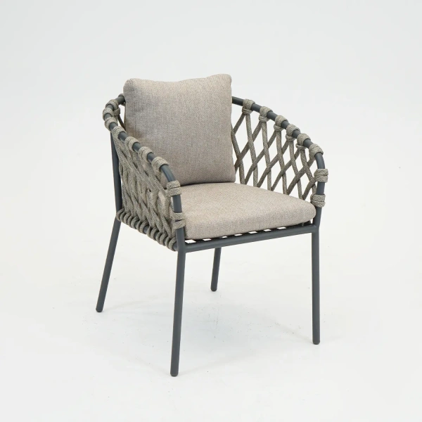 Vita Tanami eetstoel antraciet