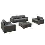 Wembley loungeset wicker - Numansdorp Showmodel- - Wicker- Sens-Line