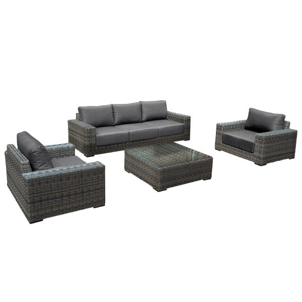Wembley loungeset wicker - Numansdorp Showmodel- - Wicker- Sens-Line